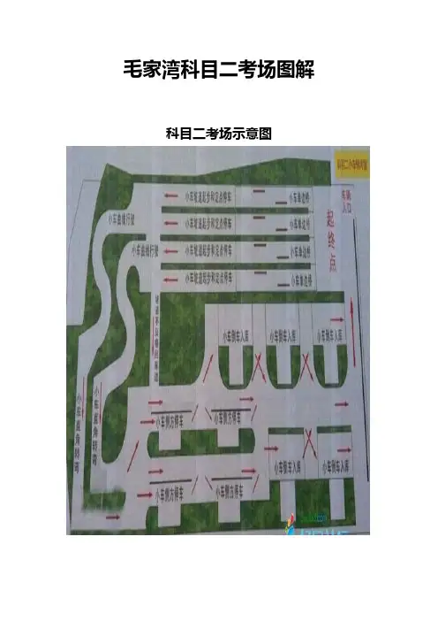 成都毛家湾科目二科场图解