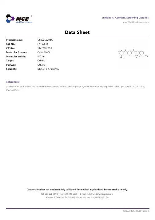 GSK2256294A_DataSheet_MedChemExpress