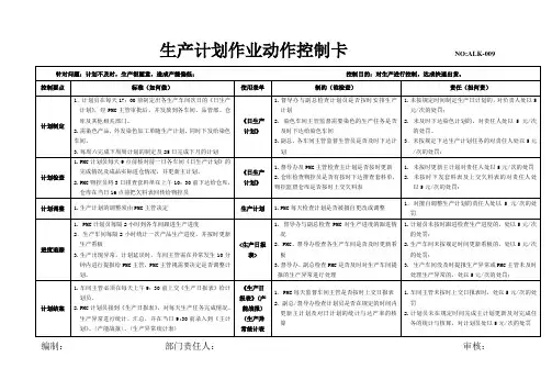 04生产计划作业动作控制卡