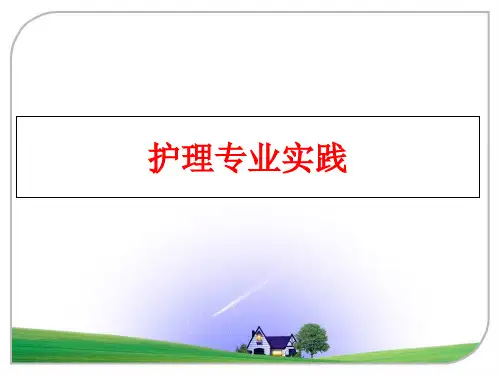 最新护理专业实践