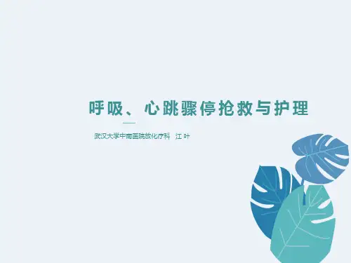 呼吸心跳骤停抢救与护理PPT课件