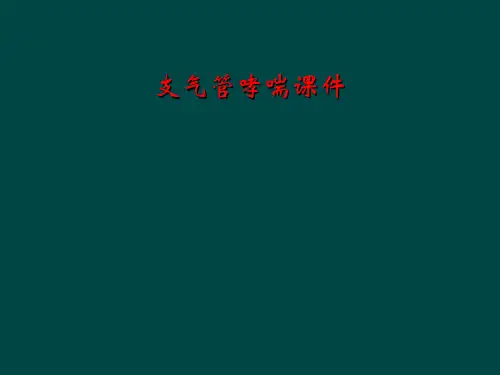支气管哮喘课件