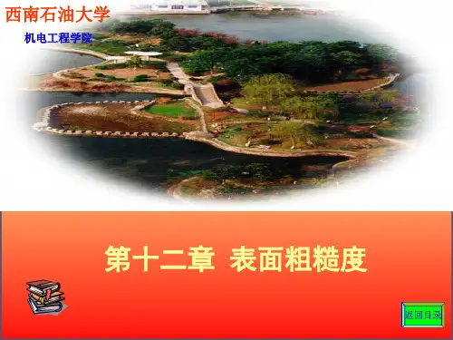 机械制造基础ch12表面粗糙度