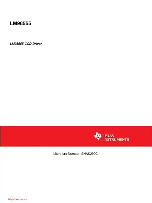 LM98555CCMHXNOPB;LM98555CCMHNOPB;中文规格书,Datasheet资料