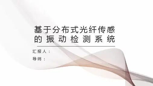 基于分布式光纤传感的振动检测系统 开题ppt