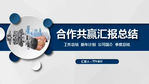 免费公司合作方案ppt