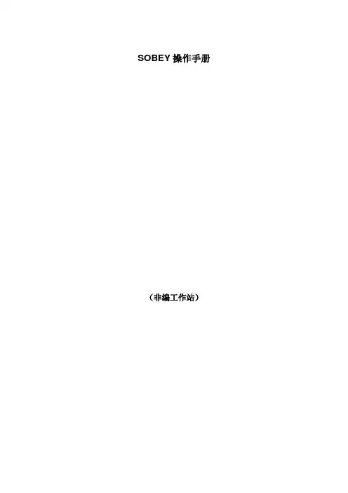 索贝非编实用教程