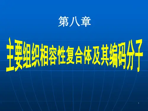 第八章 主要组织相容性复合体及其编码分子(MHC)