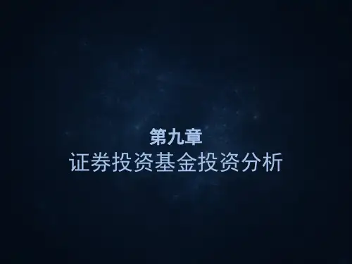 证券投资基金投资分析(美化)