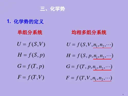 第二章多相多组分系统热力学(2)