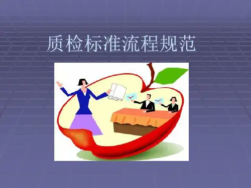 质检标准流程规范