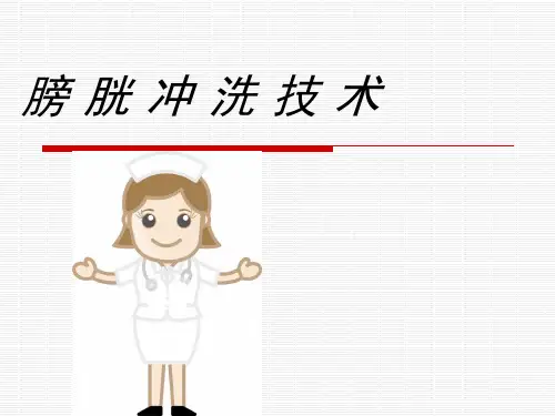 膀 胱 冲 洗 技 术