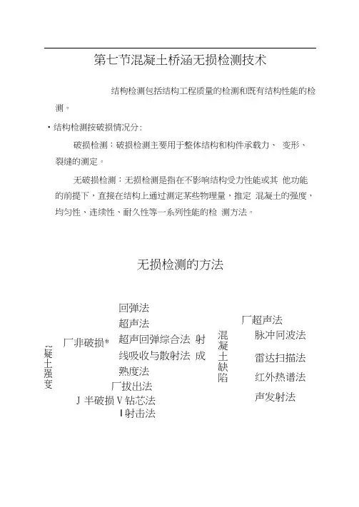 第七节混凝土桥梁无损检测技术.