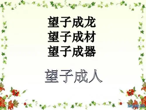 望子成龙