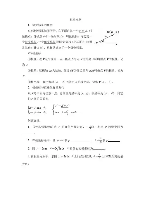 极坐标系 2