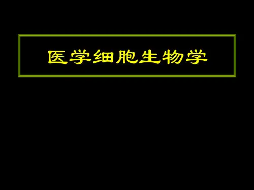 第一章 医学细胞生物学