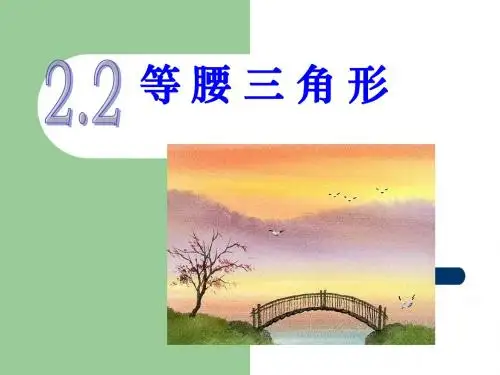 浙教版八年级上2.2等腰三角形ppt课件3