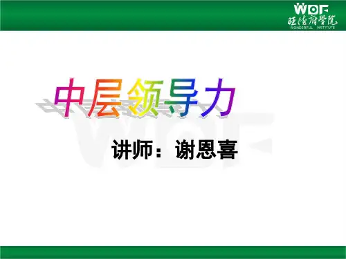 中层领导力