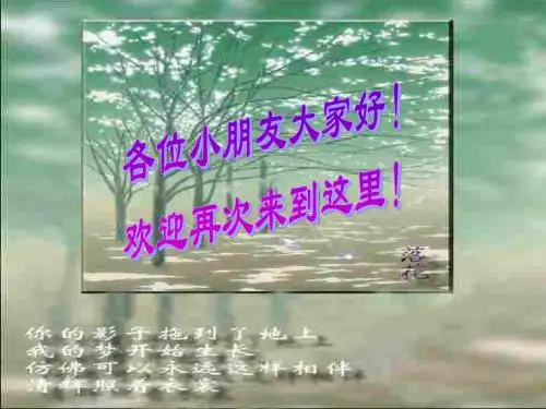 初一政治上学期走进青春 ppt课件