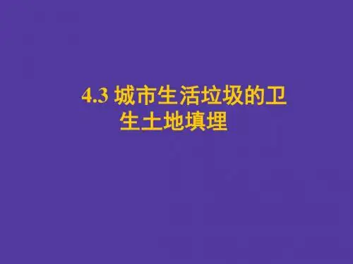 垃圾的卫生填埋 (2)