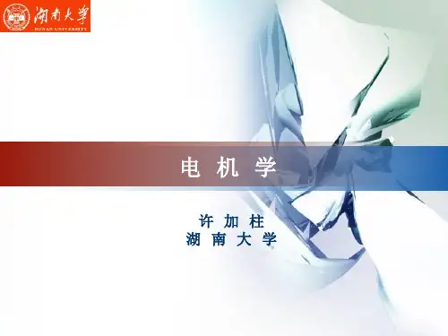 电机学_直流电机部分1