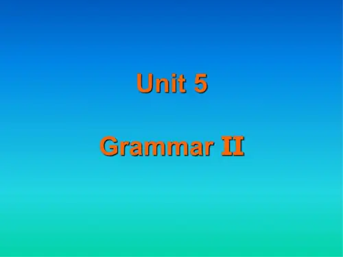 英语:Unit-5.6《Grammar-2》课件(译林牛津版八年级下)