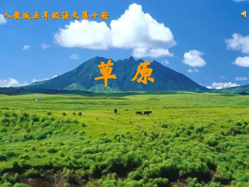 人教版五年级语文下册《草原》课件