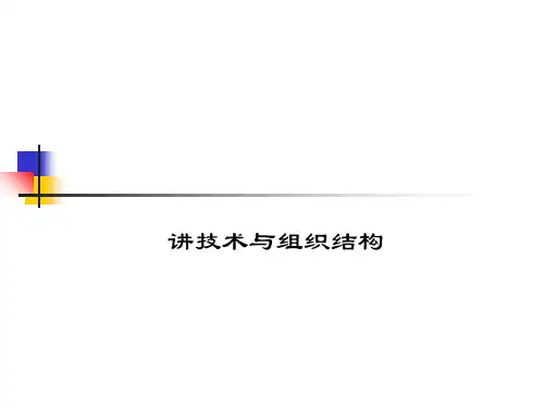 技术与组织结构