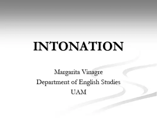 Intonation