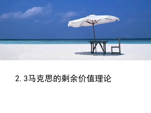 剩余价值