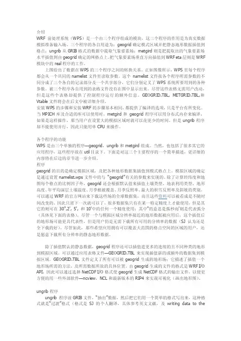 WRF介绍——精选推荐