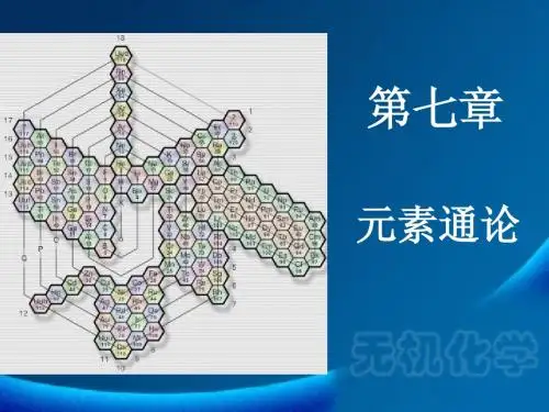 第七章 元素通论