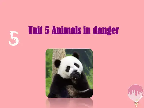六年级英语上册 Unit 5 Animals in danger课件 牛津上海版