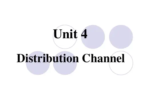 商务英语阅读 Unit 4