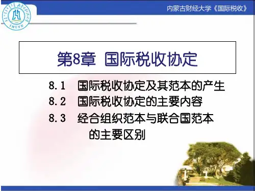 第8章国际税收协定