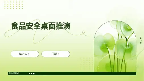 食品安全桌面推演