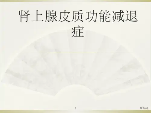 肾上腺皮质功能减退PPT课件