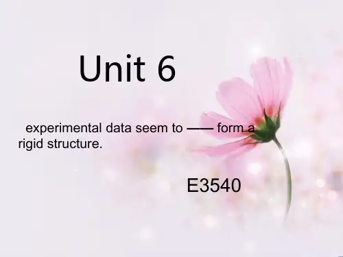 新视野大学英语3 Unit 6  ppt