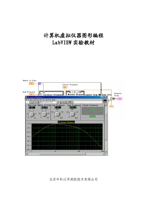 LabVIEW 实验教材