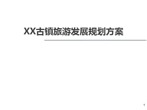 2017年XX古镇旅游发展整体规划方案