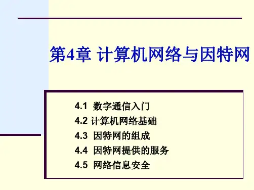第4章计算机网络基础