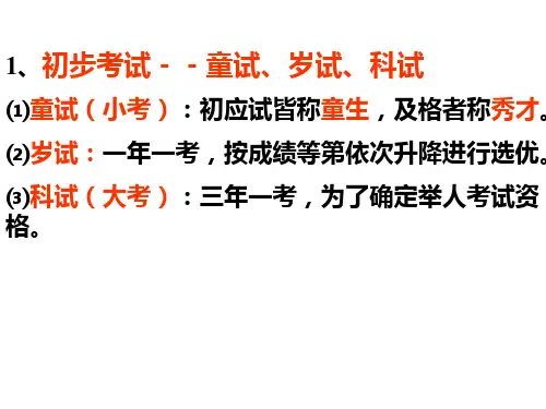 科举制度
