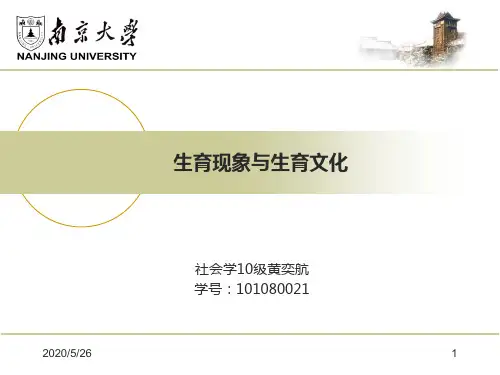 生育文化与生育制度