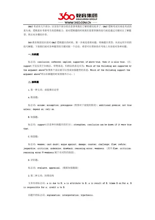 GMAT逻辑分题型备考方案