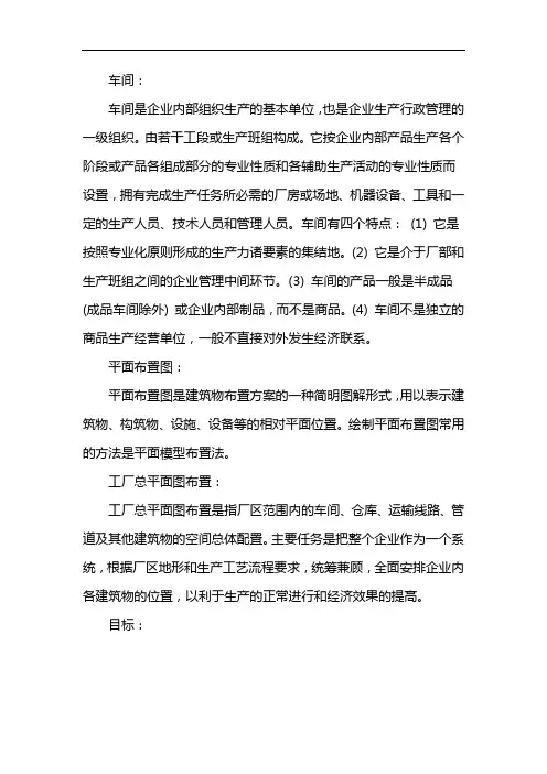 车间平面布置图 2