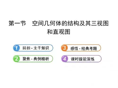 2013版高中全程复习方略配套课件:71空间几何体的结构及其三视图和直观图人教A版·数学理浙江专用