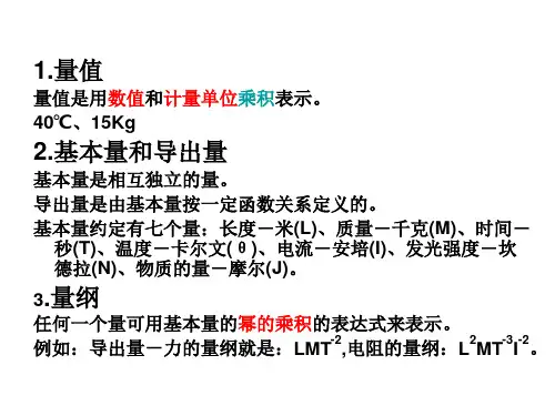 测量的基础知识