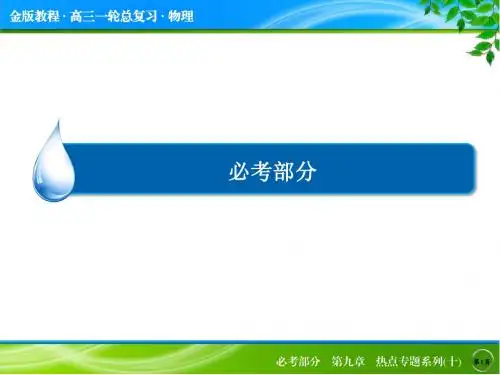 【金版教程 必考部分】2016高三物理新一轮总复习课件【热点专题】系列10——电磁感应中的三类图象问题