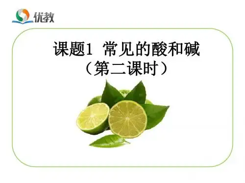 ,《常见的酸和碱》