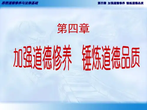 思想道德与法律基础第四章